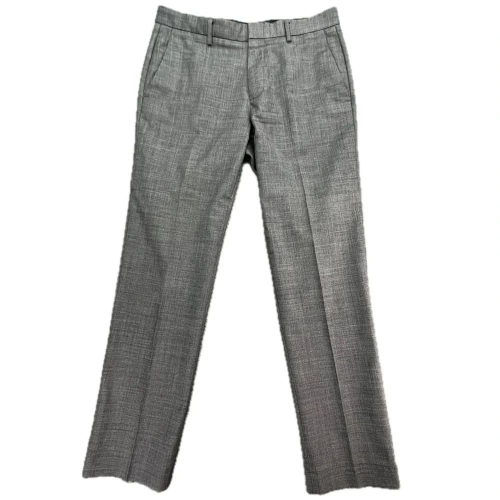 J. Crew Thompson Slim Fit Wool Dress Pants Gray W31 L32 Men's‎ Business Casual